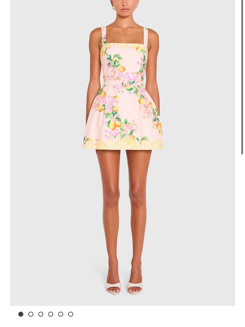 Amanda Uprichard Judie Romper in Limoncello - Picture 3 of 5